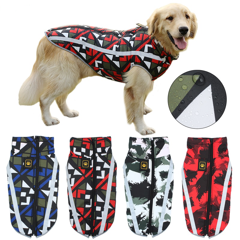 New Warm Water Resistant Dog Vest for Large Dogs, Charismatic Critters