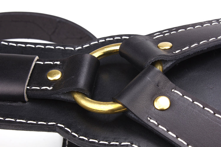 SecureComfort Premium Leather Dog Harness for Large Dogs - Charismatic Critters