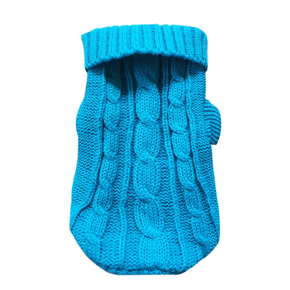 Pet Sweater Thick Knit Cat Clothing