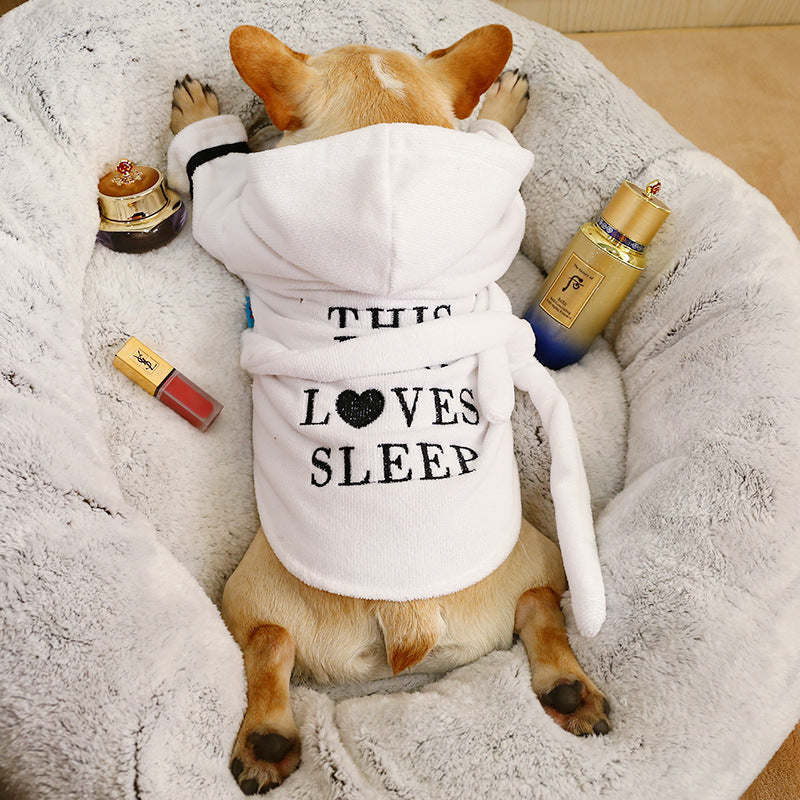 Love Sleep Robe Dog Apparel for Small Dogs - Charismatic Critters