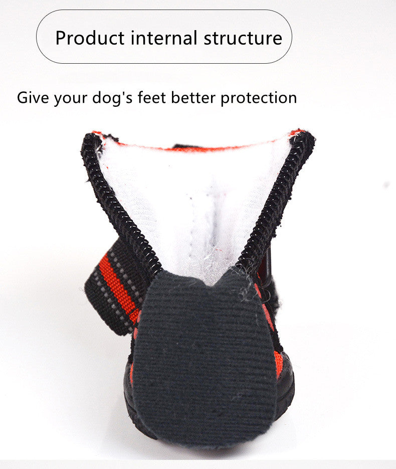 Suede Waterproof Non-slip Secure Dog Boots for Hiking and Outdoors - Charismatic Critters