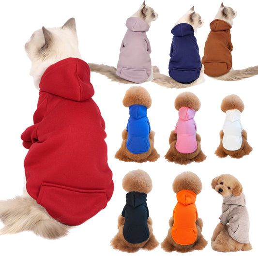 Pet Hoodie And Fleece for Small and Medium Dogs and Cats -  Charismatic Critters