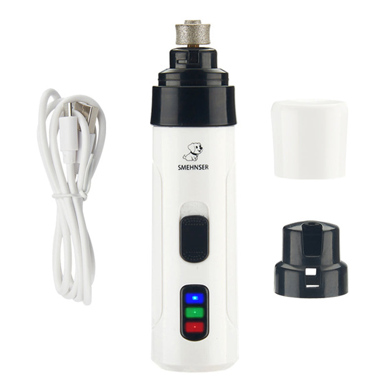 Rechargeable Electric Pet Nail Trimmer and Grinder for Cats and Dogs, Charismatic Critters