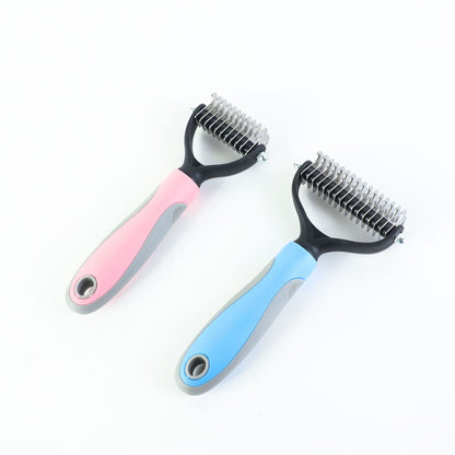 Stainless Steel Double-sided Pet Brush Hair Removal Comb
