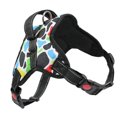 Reflective Padded Back Dog Harness with Handle