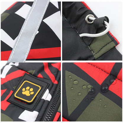 New Warm Water Resistant Dog Vest for Large Dogs