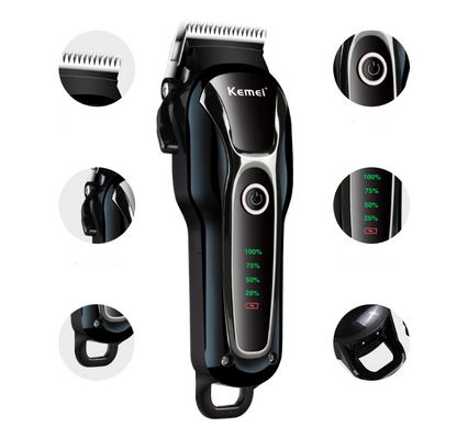 Rechargeable Pet Electric Hair Trimmer and Fader Set for Dogs and Cats