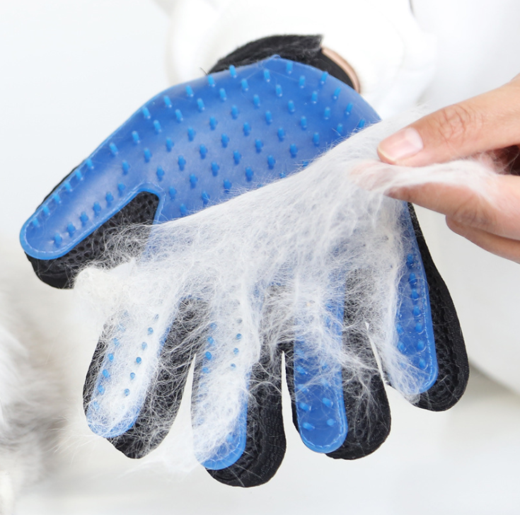 Pet Hair Removal Brush Glove for Dogs and Cats