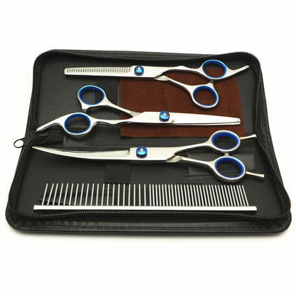 Stainless Steel Comb and Scissors Set for Dog Grooming, Charismatic Critters