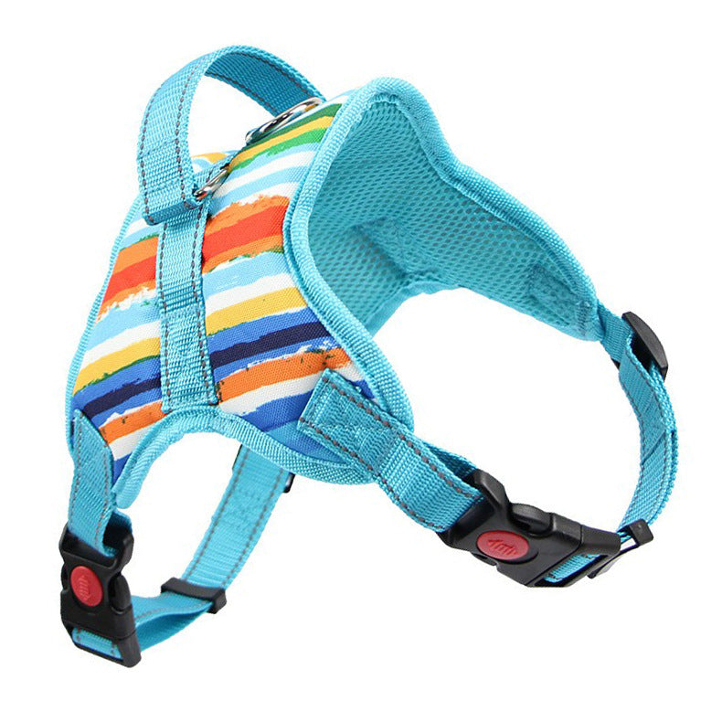 Reflective Padded Back Dog Harness with Handle