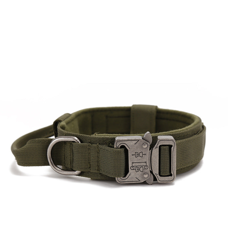 Tactical Adjustable Dog Collar with Handle